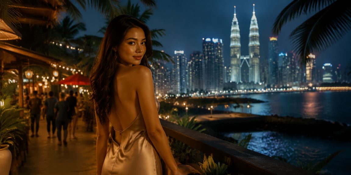 Suasana hiburan kasino moden di Kuala Lumpur dengan gaya Melayu tempatan